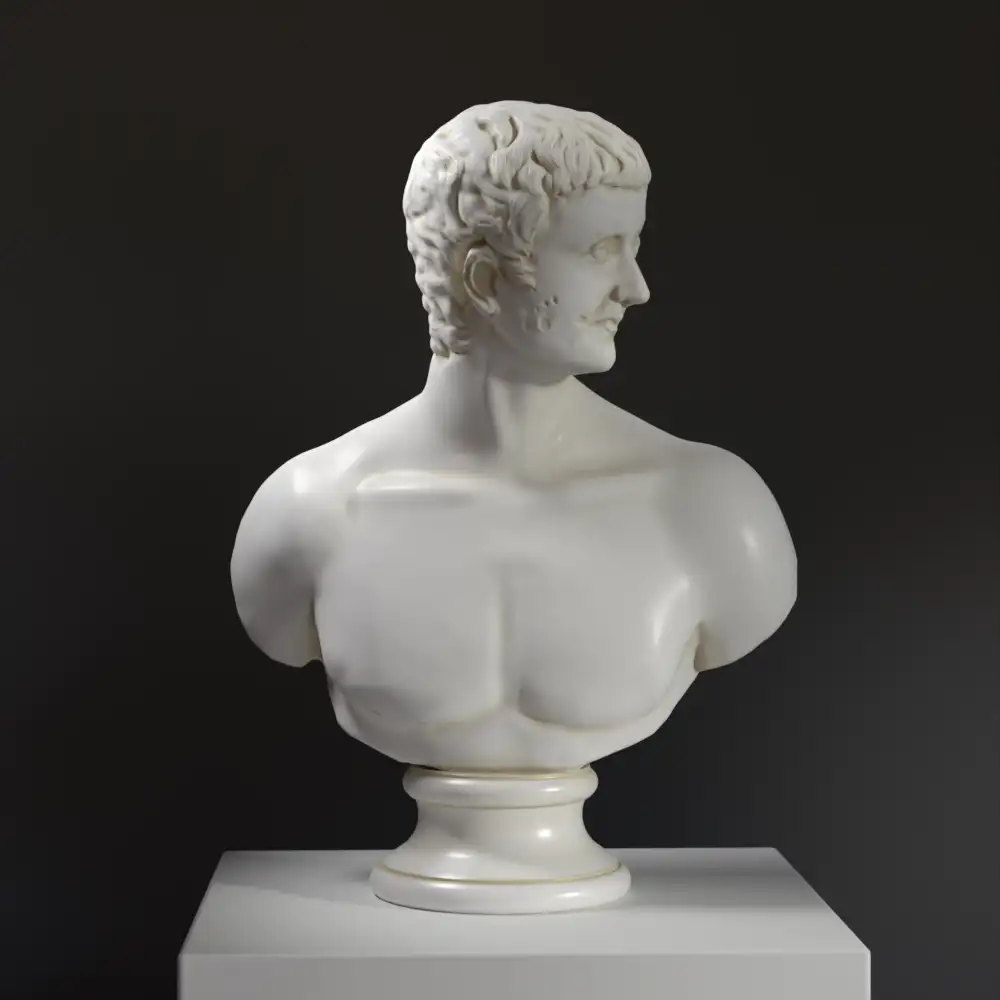 Büste des Tiberius, römischer Kaiser von 14 bis 37 n. Chr.