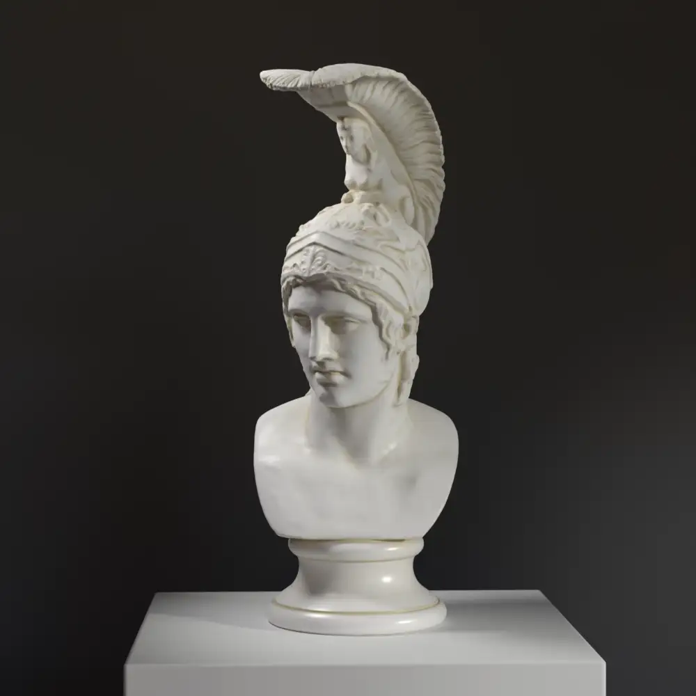 Büste des Ares Borghese im Staatlichen Hermitage Museum Russland