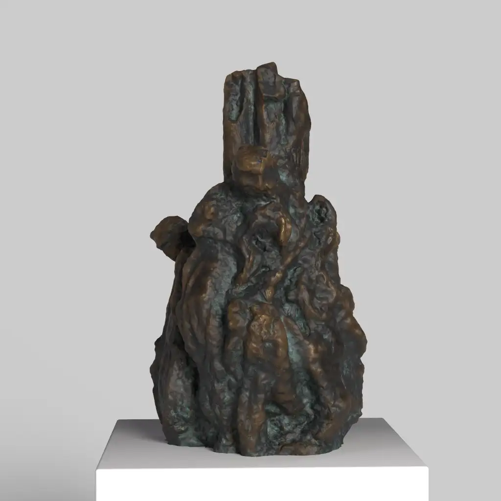 Escultura de Los Músicos, réplica en resina de Antoine Bourdelle.