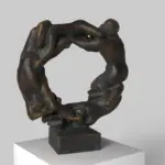 Escultura de La Rueda de la Vida en el Parque de Esculturas Vigeland, Noruega.