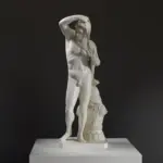 Escultura de Telémaco Apuntando, una representación de la mitología griega.