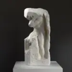 Escultura Inacabada de un Prisionero para el Papa Julio II, réplica detallada.