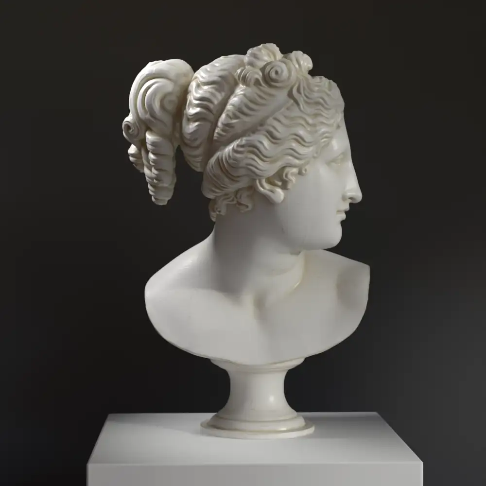 Busto de Venus Italica, réplica de la escultura de Antonio Canova.