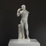 Escultura del Joven Atleta Victorioso en el Museo Británico de Londres