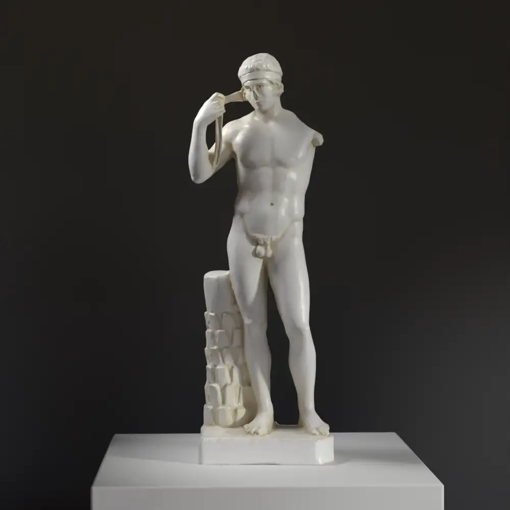 Escultura del Joven Atleta Victorioso en el Museo Británico de Londres