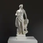 Escultura de Aletheia, diosa griega de la Verdad.