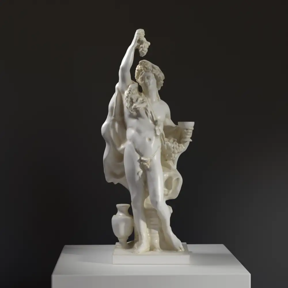 Escultura de las Estaciones Alegóricas - Verano de Pierre Mazeline, réplica en resina con acabado de mármol y bronce.