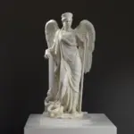 Escultura de la Alegoría de la Paz en el Museo de Arte Occidental y Oriental de Kiev, Ucrania.