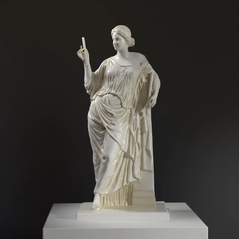 Escultura de Afrodita au Pilier en el Louvre de París