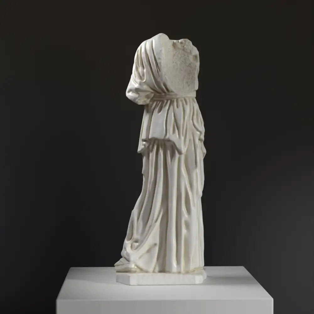 Escultura de Atenea en El Louvre de París, réplica en resina de alta calidad.