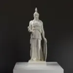 Escultura de Atenea Partenos en resina de alta calidad.