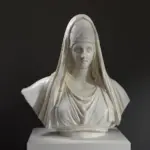 Busto que simboliza la Religión Católica, réplica de Antonio Canova.