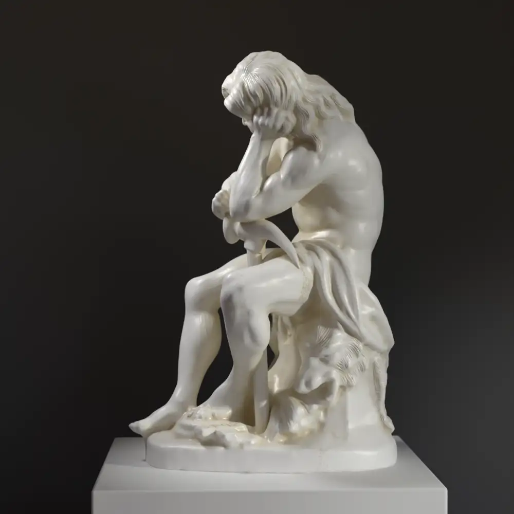 Busto de Camulogene en resina, réplica de la escultura de mármol.