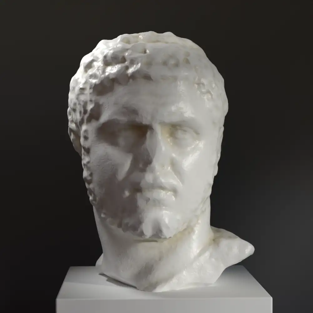 Busto de Caracalla, escultura que representa al emperador romano.
