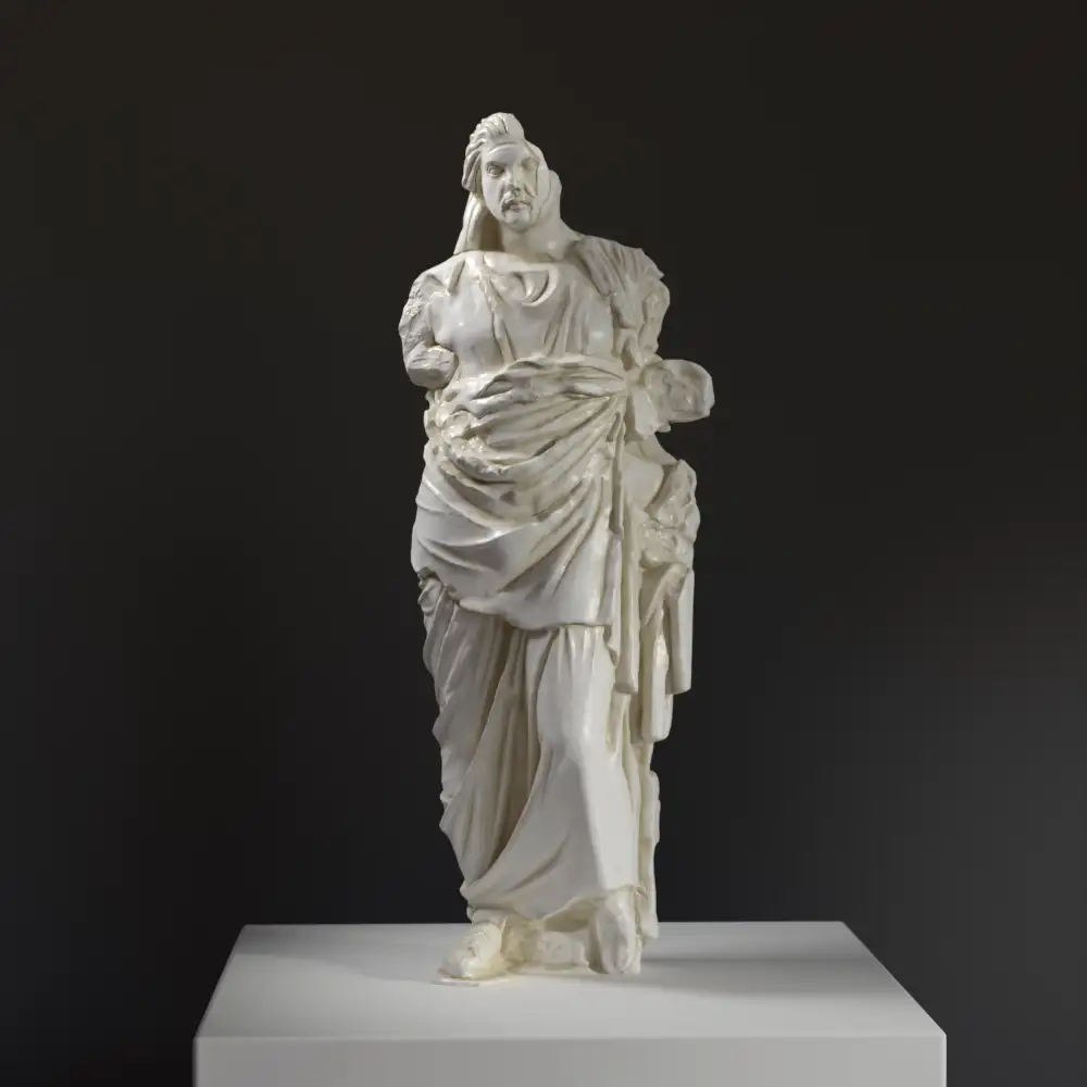Escultura del Colosal Mausolo en el Museo Británico de Londres