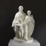 Busto de Cornélie mère des Gracques, escultura que simboliza la madre de los hermanos Gracchi.