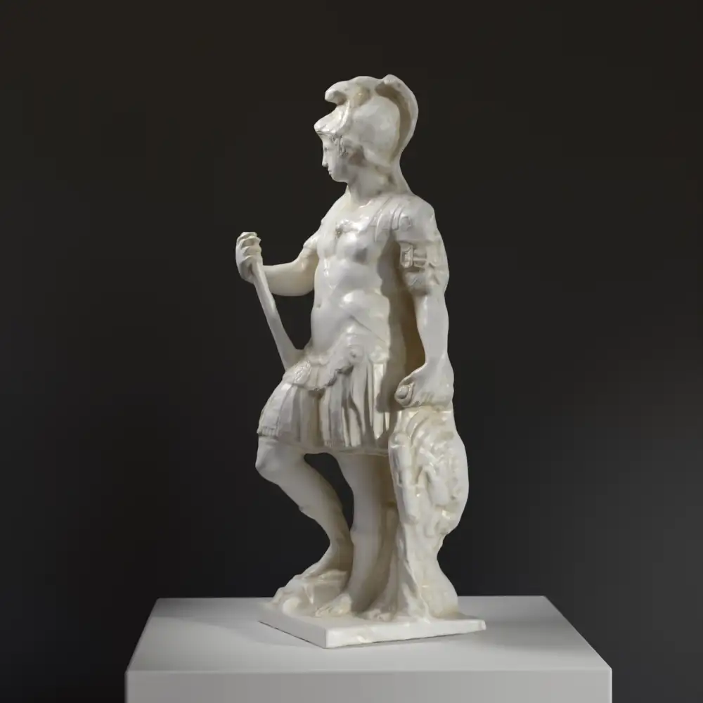 Escultura de Cosimo I como Augusto en resina de alta calidad.