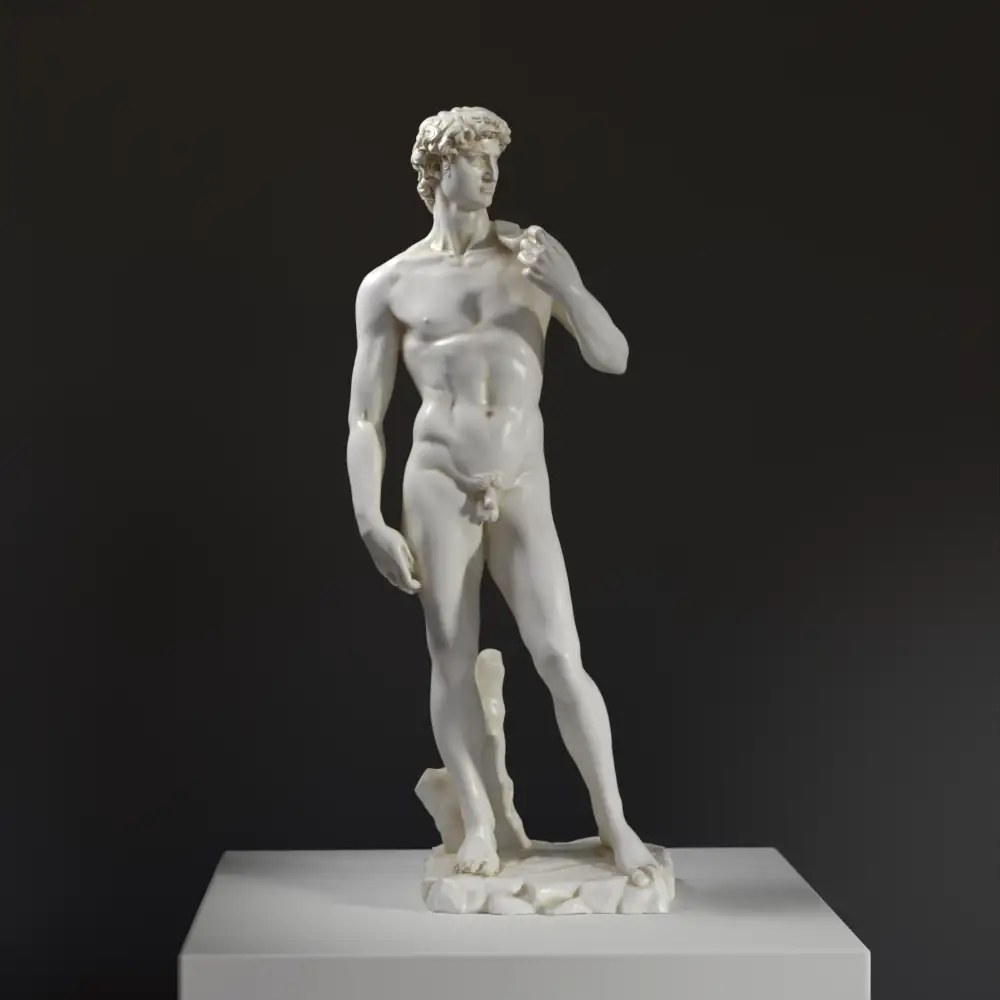 Réplica de la escultura 'David' de Donatello en resina.