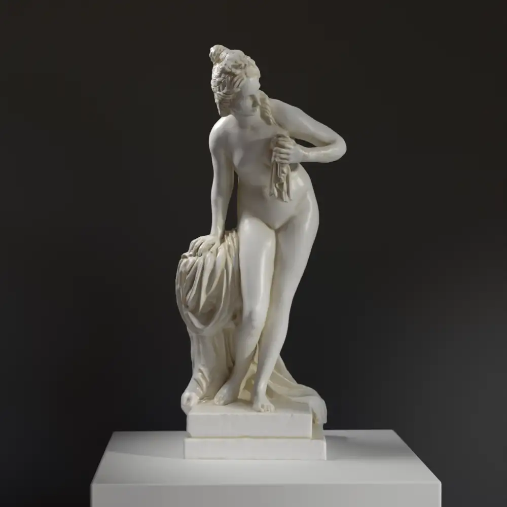 Escultura de Diana en el Louvre, réplica de Christophe-Gabriel Allegrain.