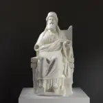 Escultura de Dionisio en el Museo Estatal del Hermitage de San Petersburgo