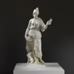 Escultura de Fides en el Palacio de Versalles, Francia, representando la confianza y la fidelidad.