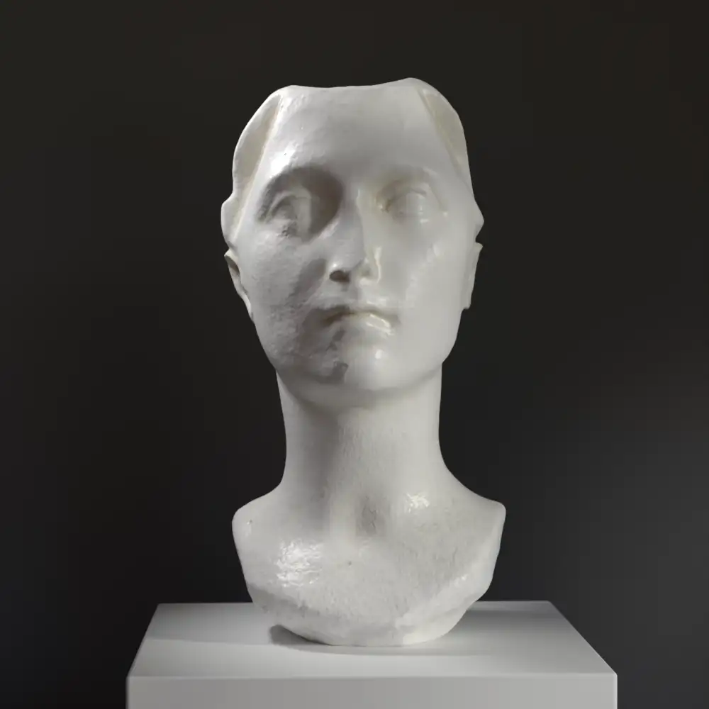 Busto de una Mujer con peinado Octavia, réplica de escultura clásica.