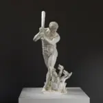 Escultura de Hércules matando a la Hidra en el Louvre de París
