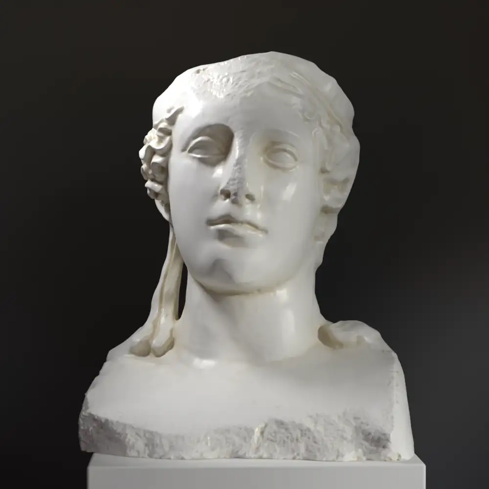 Busto de Herma, escultura que representa a Hermes, el dios griego.
