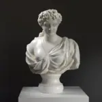 Busto de la Alegría de Jean Baptiste Tuby, réplica en resina de alta calidad.