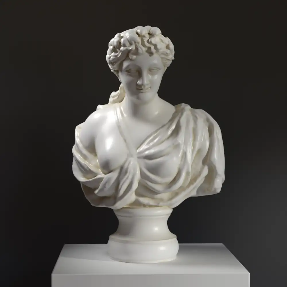 Busto de la Alegría de Jean Baptiste Tuby, réplica en resina de alta calidad.