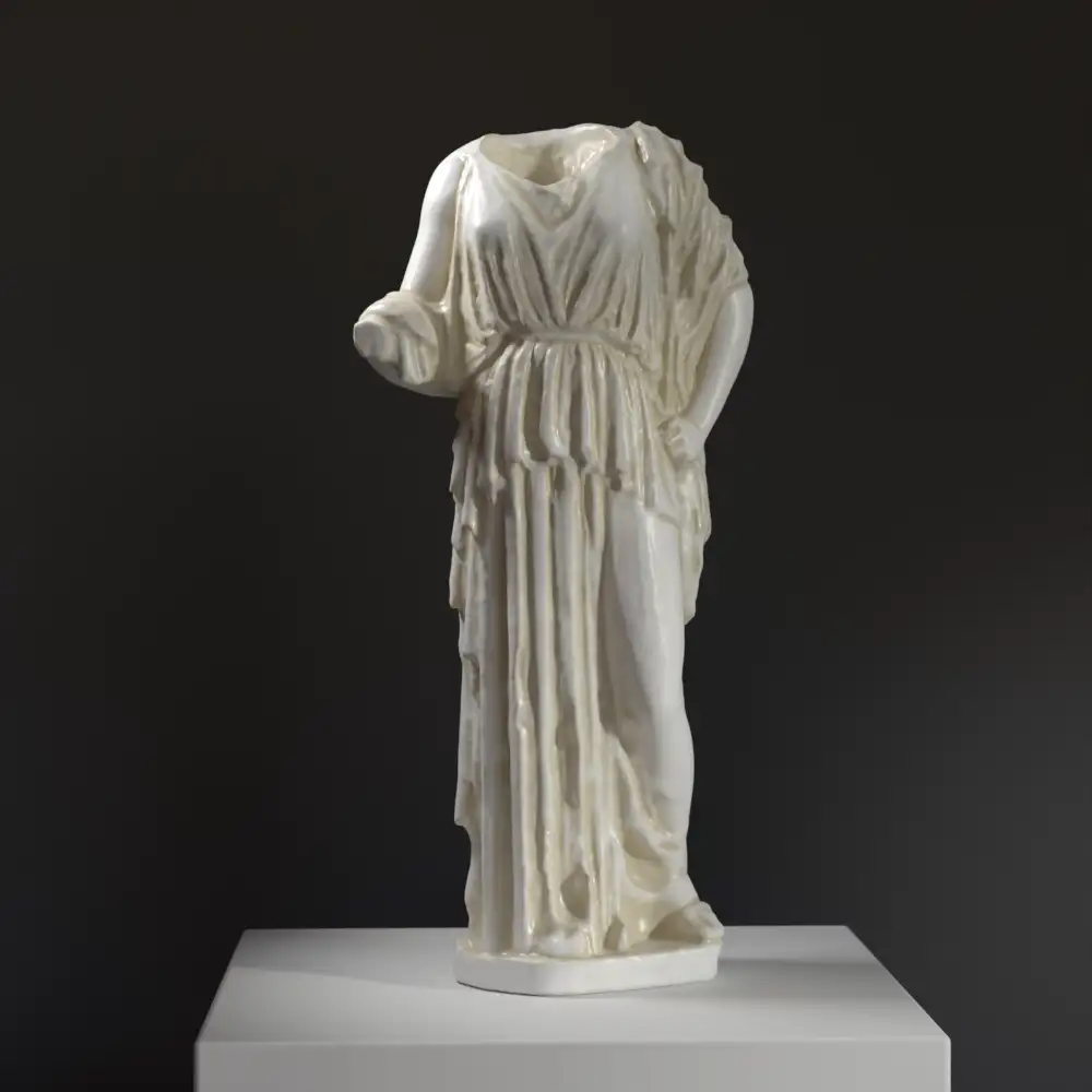 Escultura de Estatua de Mármol de la diosa Artemisa.