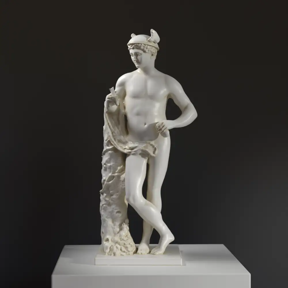 Escultura de Mercurio Farnese en el Palacio de Versalles, Francia