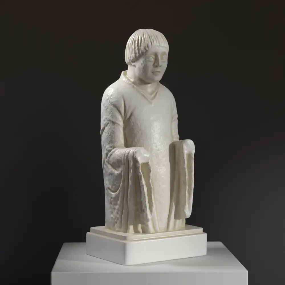 Escultura del Monje en resina de alta calidad.