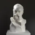 Busto de Victor Hugo en resina de alta calidad.