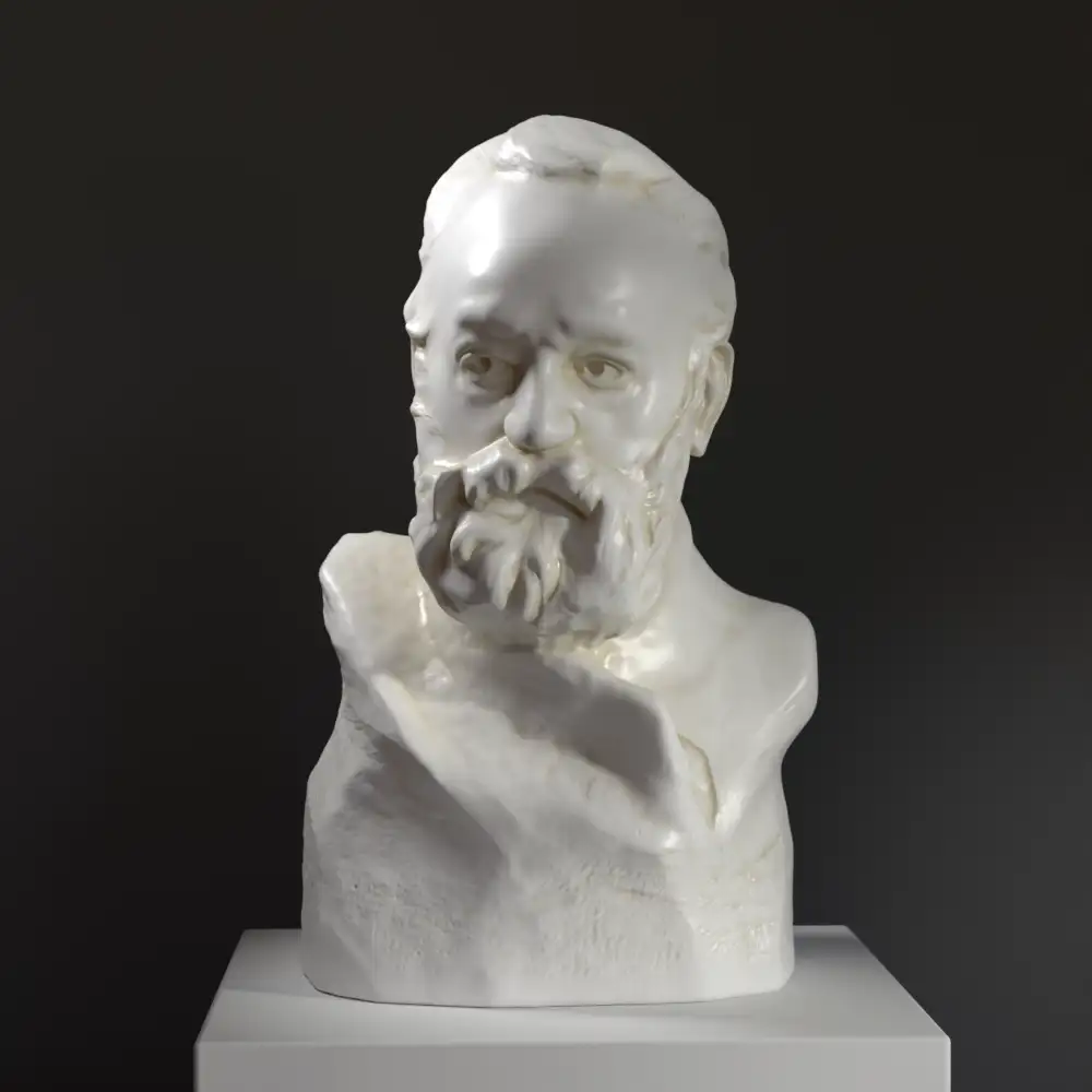 Busto de Victor Hugo en resina de alta calidad.