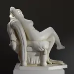 Escultura del Desnudo Reclinado, una obra de Félix-Maurice Charpentier.