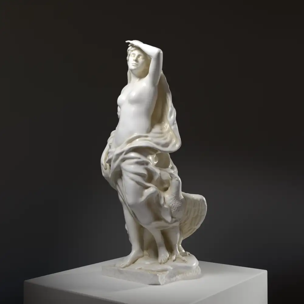 Escultura del Aire en el Palacio de Versalles, Francia, en resina con efecto de pátina.