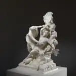 Escultura de Aristeo y Proteo en el Palacio de Versalles, Francia