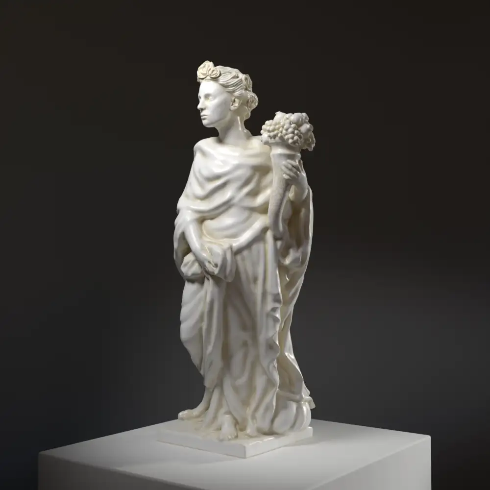 Escultura de La Tierra en el Palacio de Versalles, Francia, de Benoit Massou.