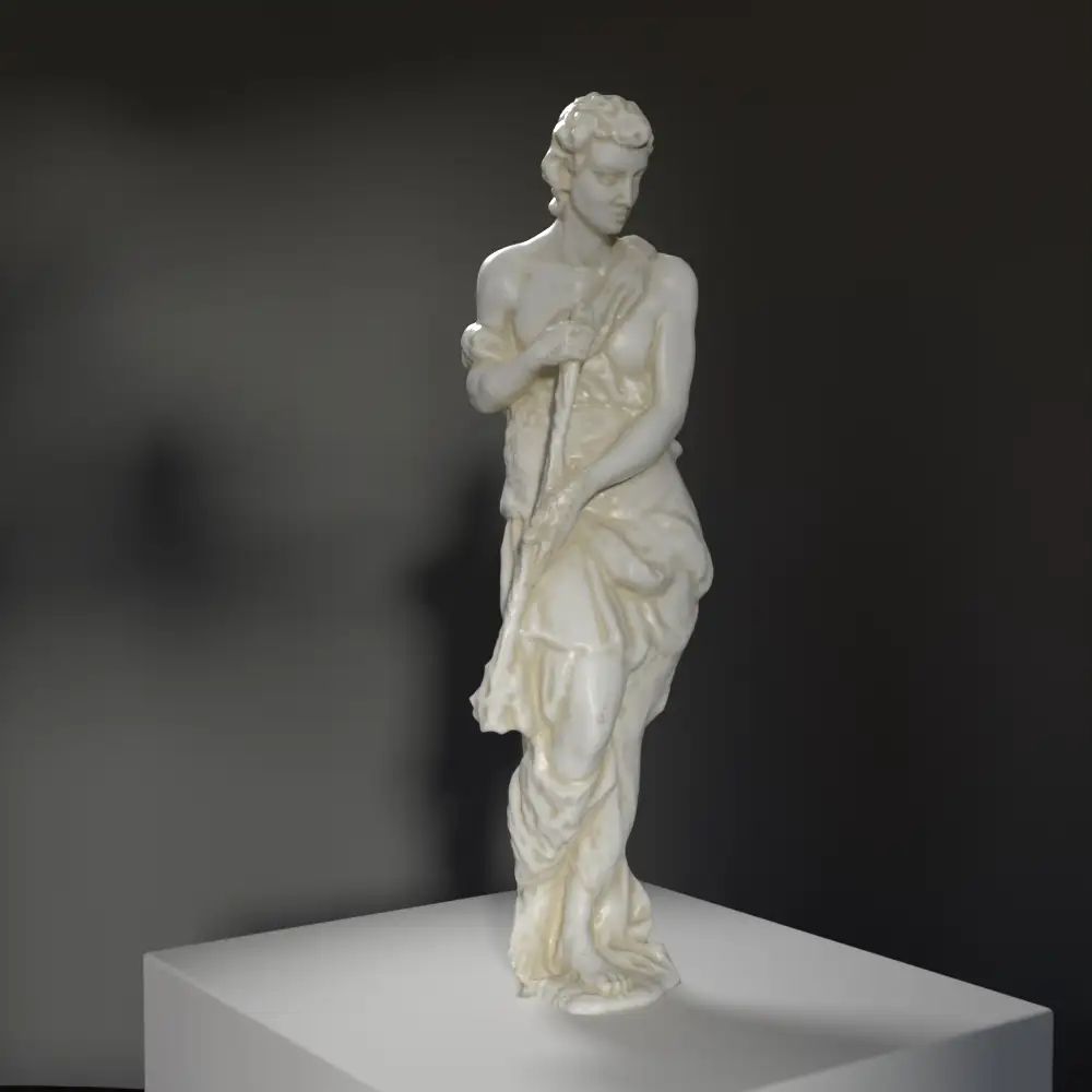 Busto de los Espíritus Funerarios de la Tumba de Chabot en resina con efecto de pátina.