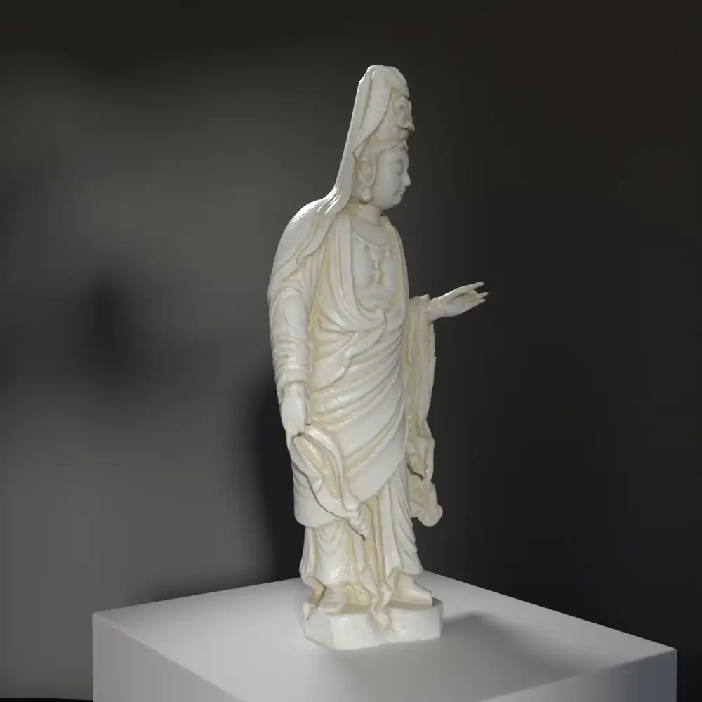 Escultura del Bodhisattva Dorado en el Museo Real de Ontario