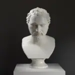 Busto de Demóstenes, escultura que representa al orador ateniense.