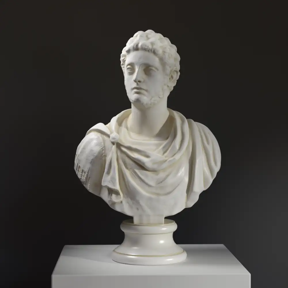 Busto del llamado Cómodo, escultura que captura la esencia del emperador romano.