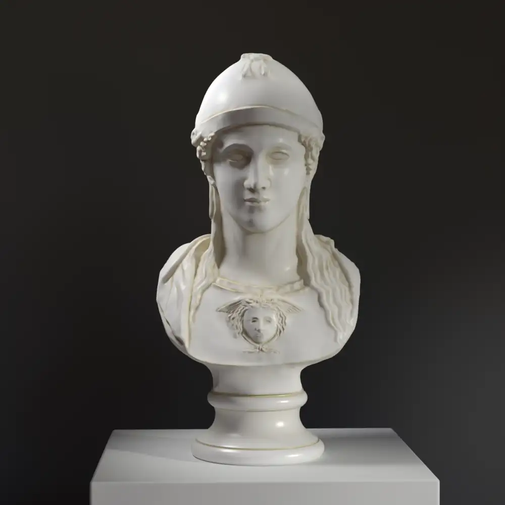 Busto de Atenea Partenos, escultura de la antigua Grecia.