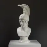 Busto en el Estilo del Ares Borghese, escultura clásica inspirada en el arte antiguo.