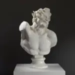 Busto de un Sátiro Ebrio réplica del tipo de Herculano