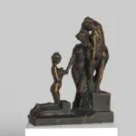 Sculpture de La Toilette, réplique en résine de l'œuvre de Max d'Haveloose.