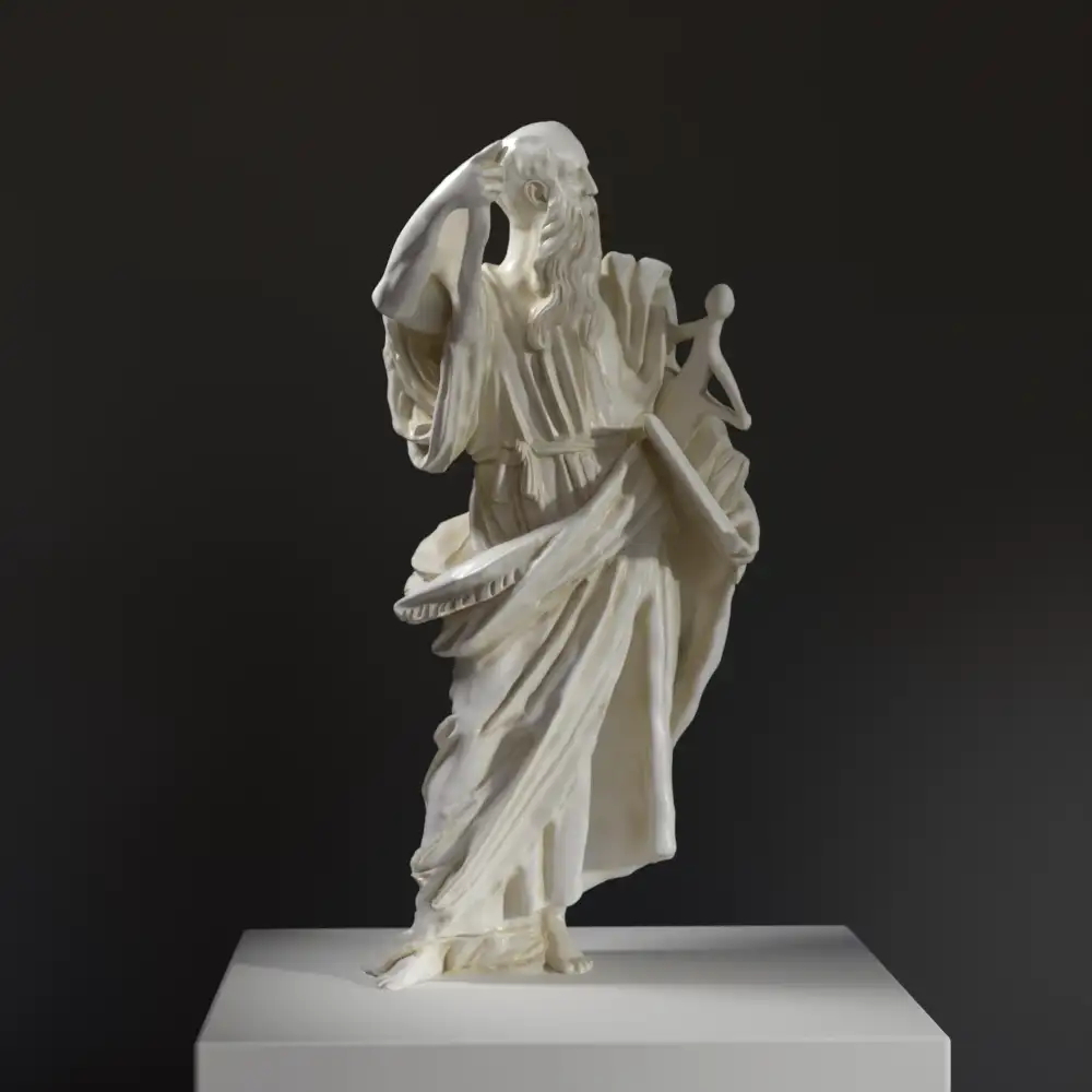 Sculpture de Saint Paul au Palazzo Braschi, représentant une figure emblématique de l'Âge apostolique.