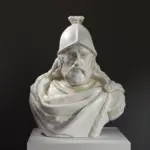 Buste de Sir William Wallace au Musée Kelvingrove de Glasgow, représentant un héros des Guerres d'Indépendance écossaises.