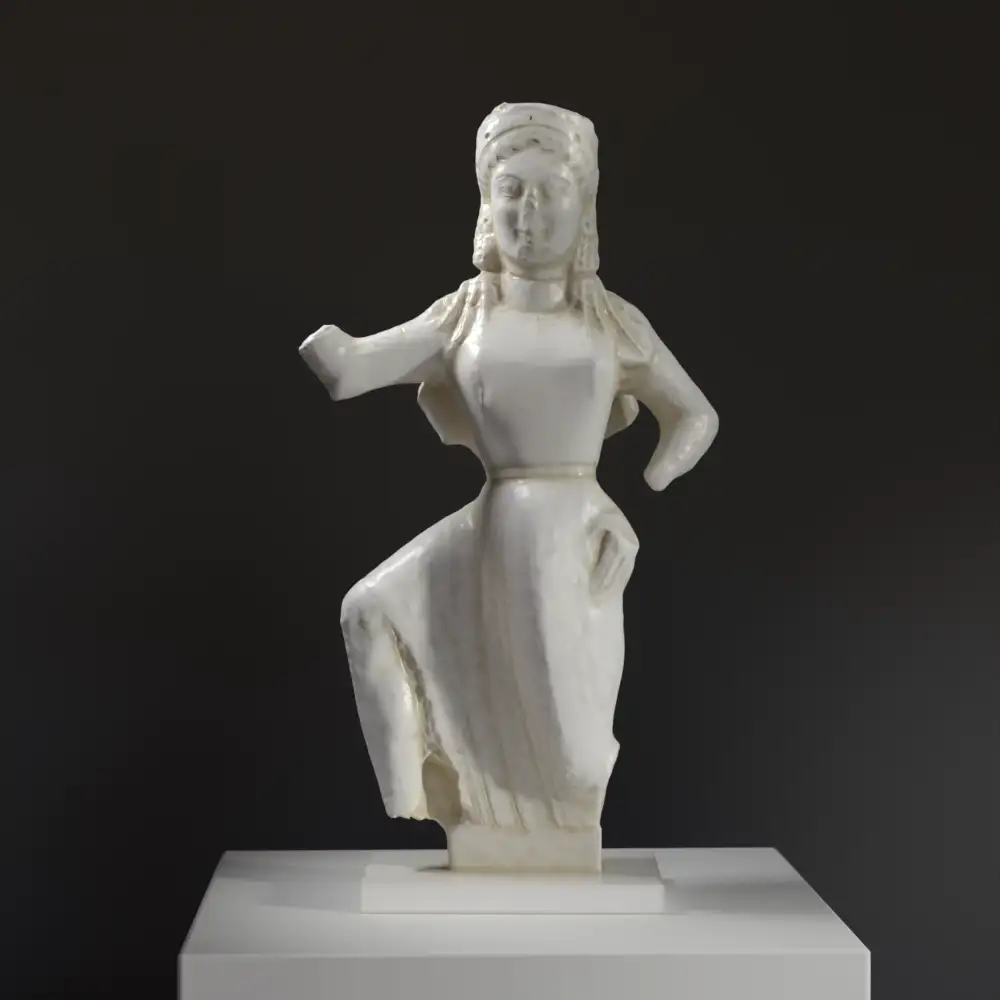Statue de la Victoire, réplique de la déesse grecque Nike.